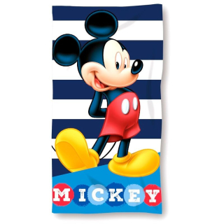 Osuška Micro Mickey prúžky 70/140