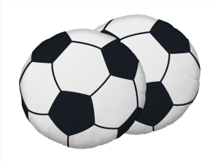 Tvarovaný mikroplyšový vankúšik Futbal 35 cm